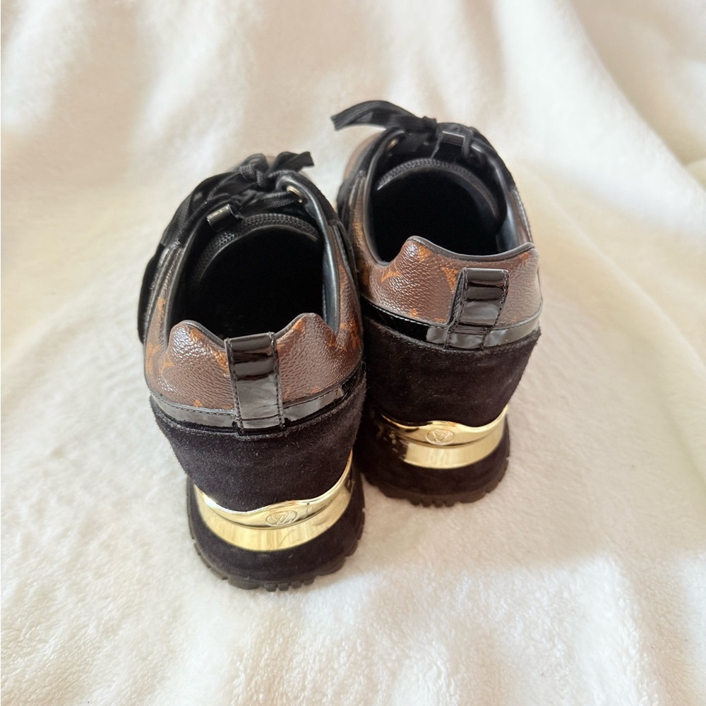 Black and Brown Designer Sneakers - Picture 4 of 10